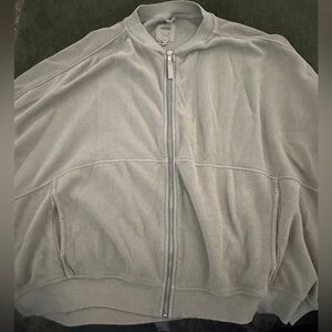 Aerie Tan Bomber Jacket